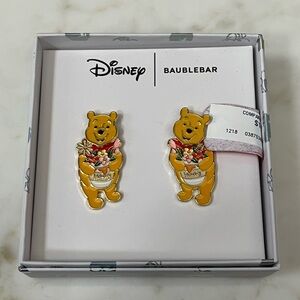 Disney BaubleBar Winnie the Pooh Spring Flower Hunny Pot Earrings